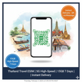 Thailand Travel eSIM 7 Days + 15GB 5G & 4G TrueMove H No physical sim